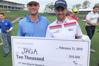Reigning Jacksonville Amateur champion Davis Roche and defending PLAYERS champion Webb Simpson combined to top a field of 15 North Florida charities and claim the $10,000 first prize for the JAGA Scholarship Trust.