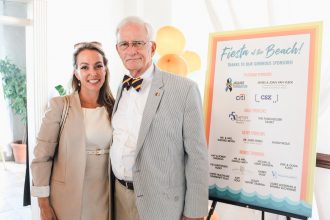 Jacksonville Beach City Council member Dr. Georgette Dumont, University of North Florida, and event honoree, Jacksonville City Councilman Bill Gulliford