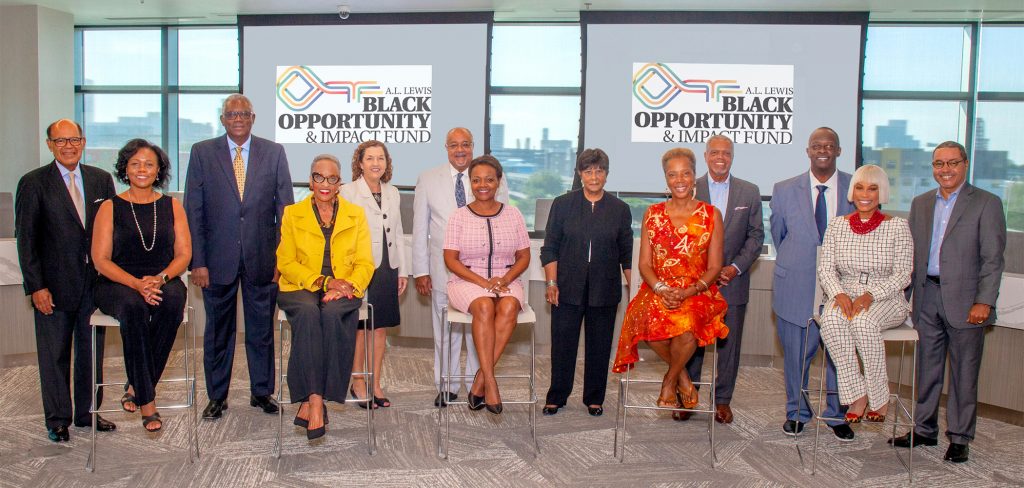 Members of the A.L. Lewis Black Opportunity and Impact Fund Founder’s Circle. Photo courtesy of The Community Foundation of Northeast Florida (Photographer: laird).
